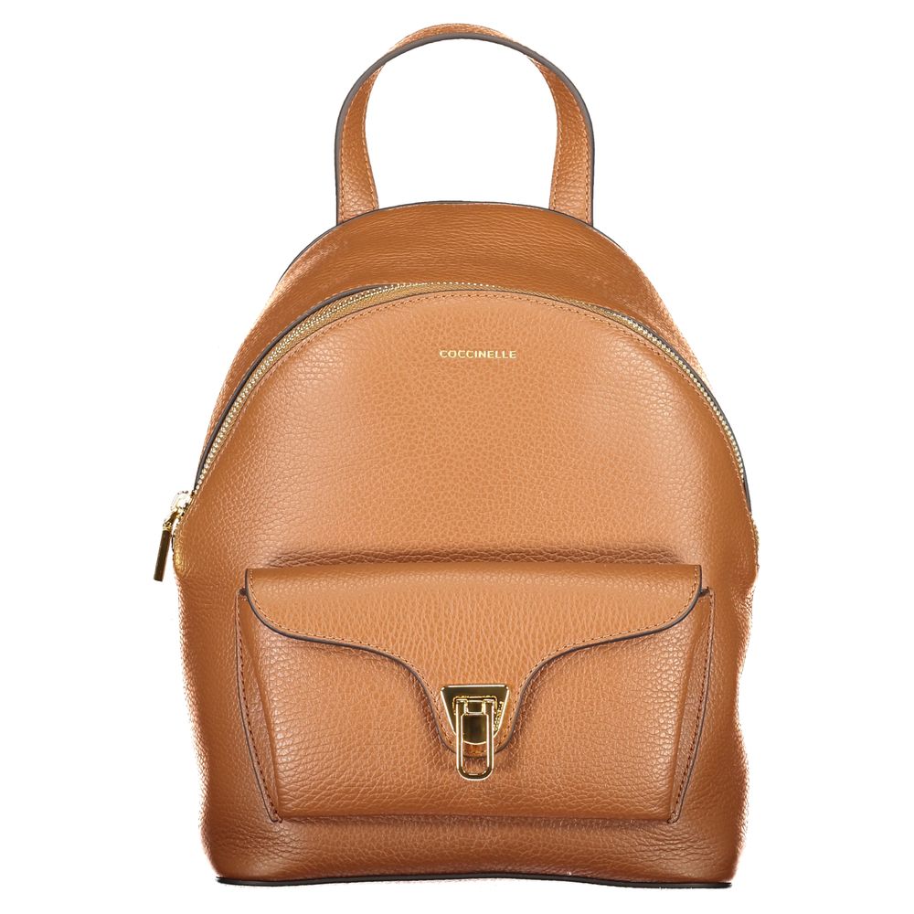 Coccinelle - Brown Leather Women Backpack