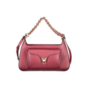 Purple Leather Women Handbag