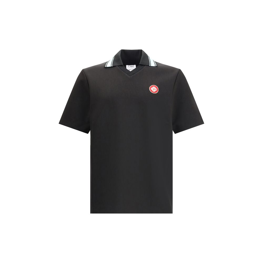 Casablanca - Polo Shirt with logo patch