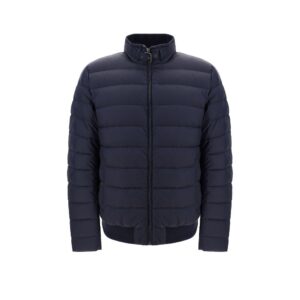 Blue Polyester Shell Jacket