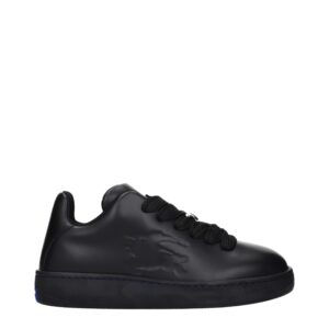 Black Leather Low Tops
