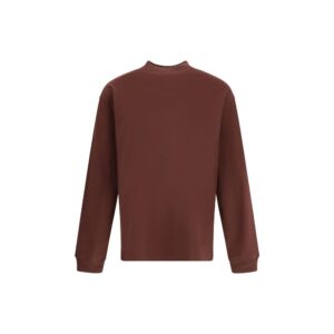 Bordeaux Cotton Long Sleeve T-Shirt