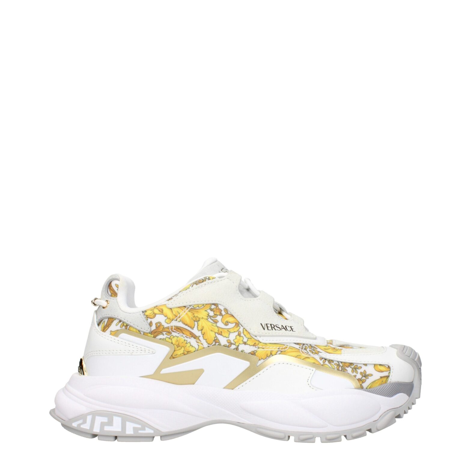 Versace - Gold Fabric Low Tops