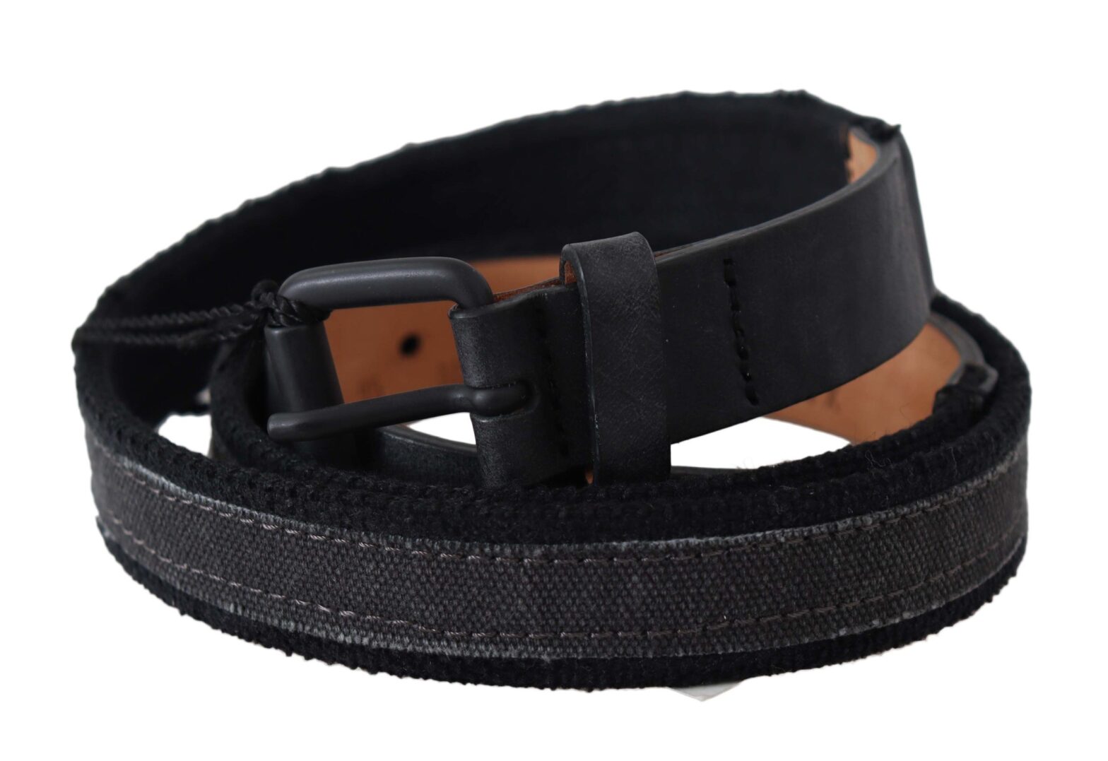 Ermanno Scervino - Black Leather Logo Buckle Waist