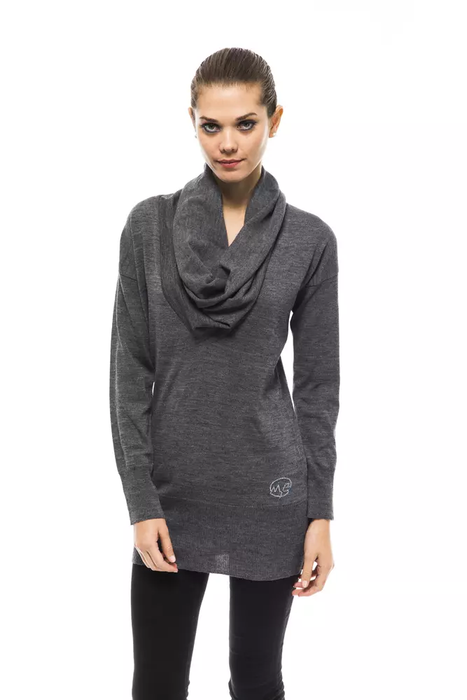 Montana Blu - Gray Wool Women Sweater