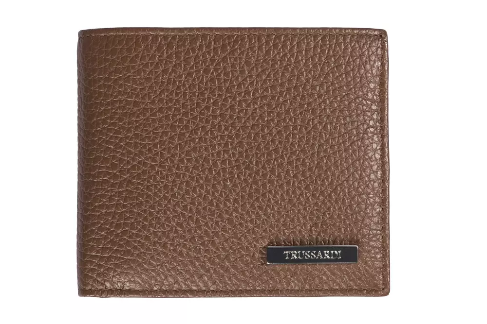 Trussardi - Brown Leather Men Wallet
