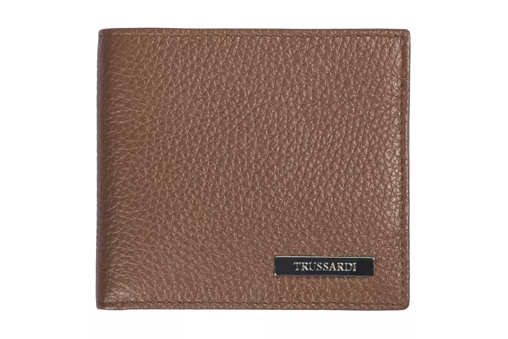 Trussardi - Brown Leather Men Wallet