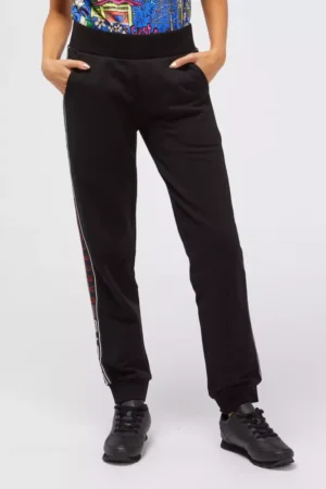 Black Cotton Women Sweatpant