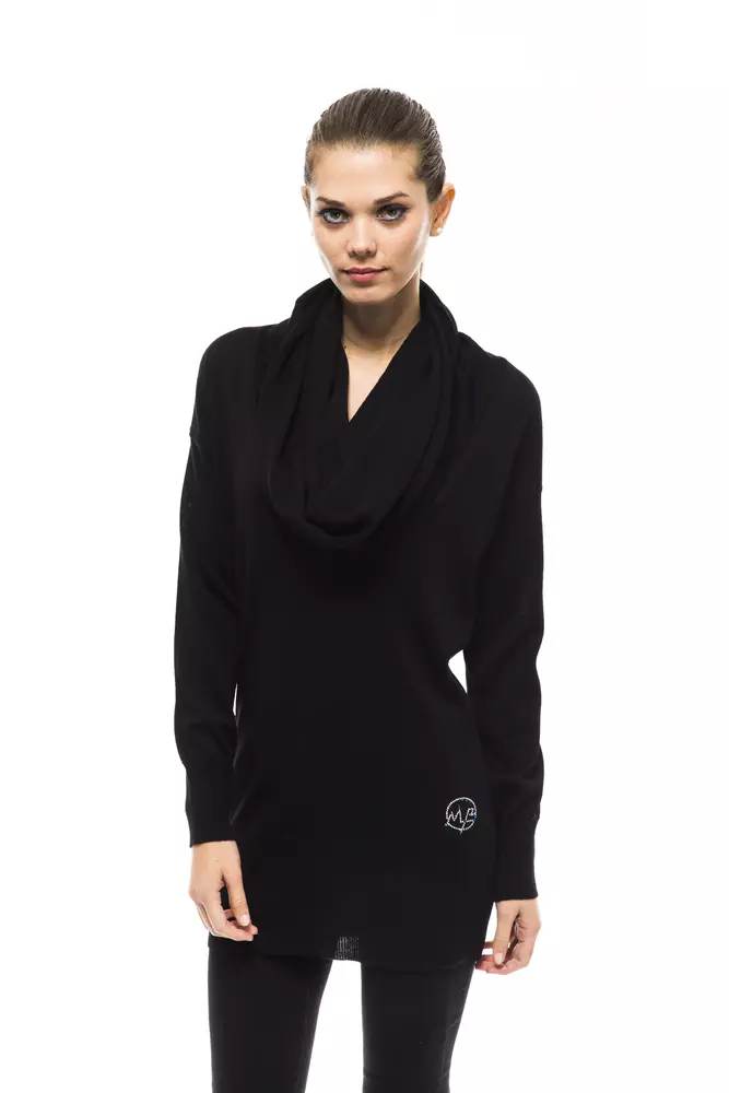 Montana Blu - Black Wool Women Sweater