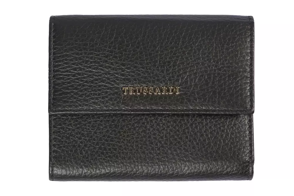 Trussardi - Black Leather Women Wallet
