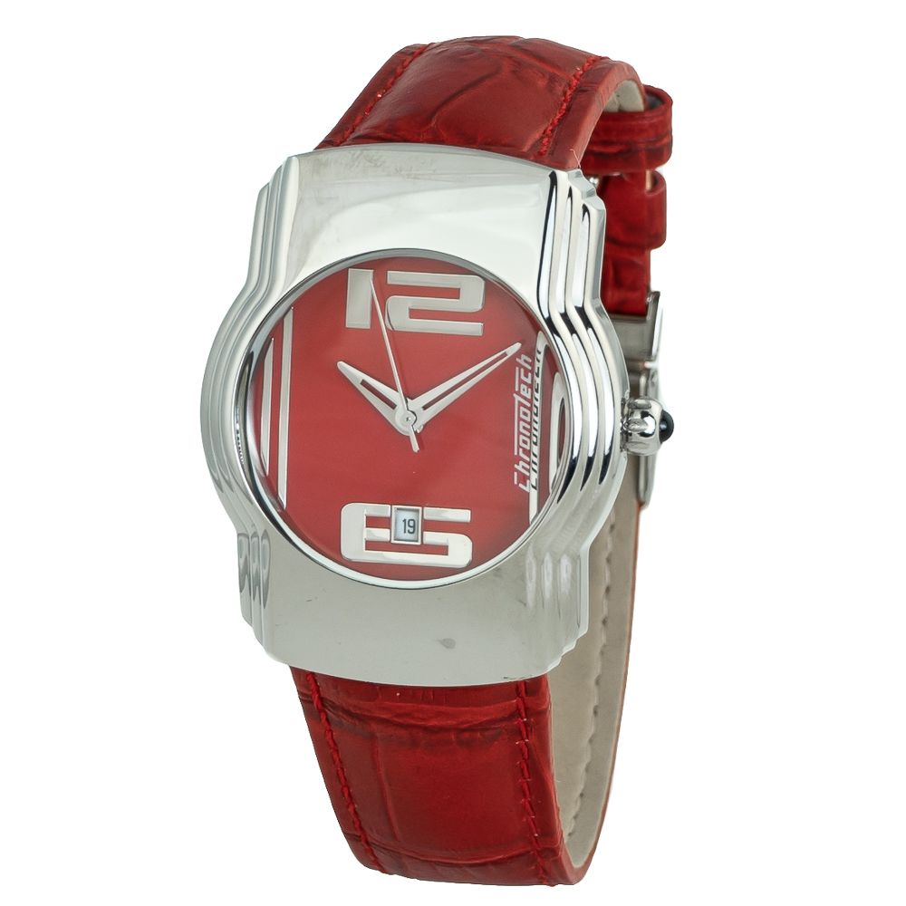 Chronotech - Red Leather Watch