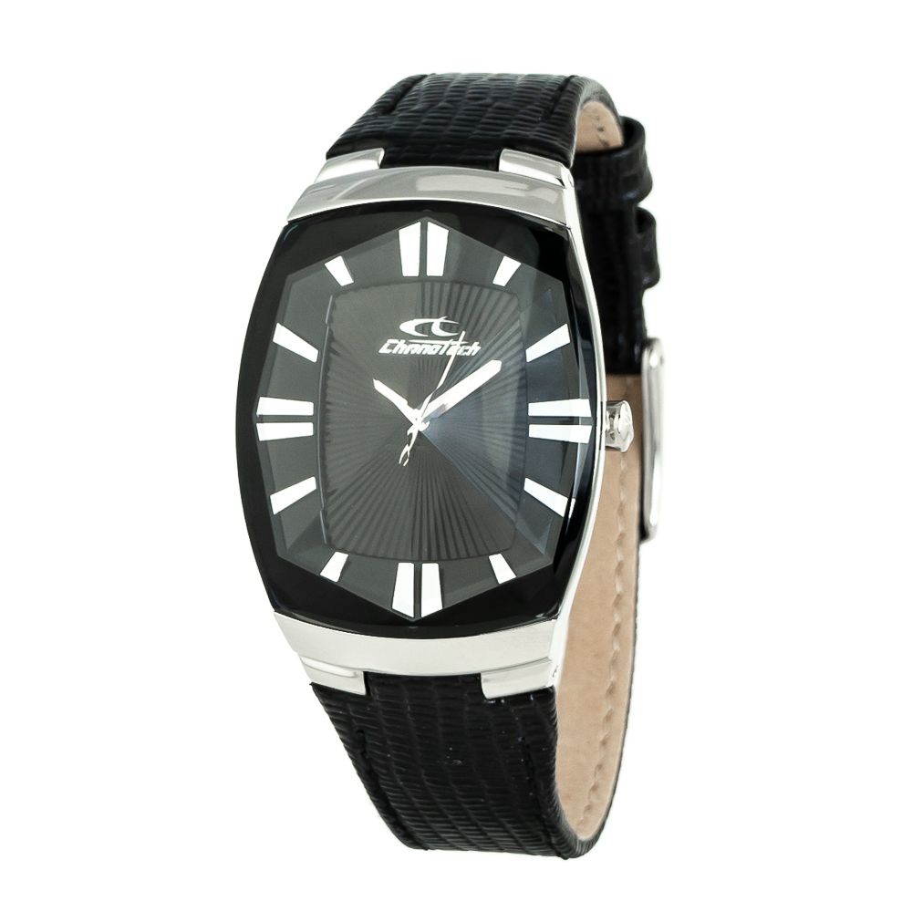 Chronotech - Black Leather Watch