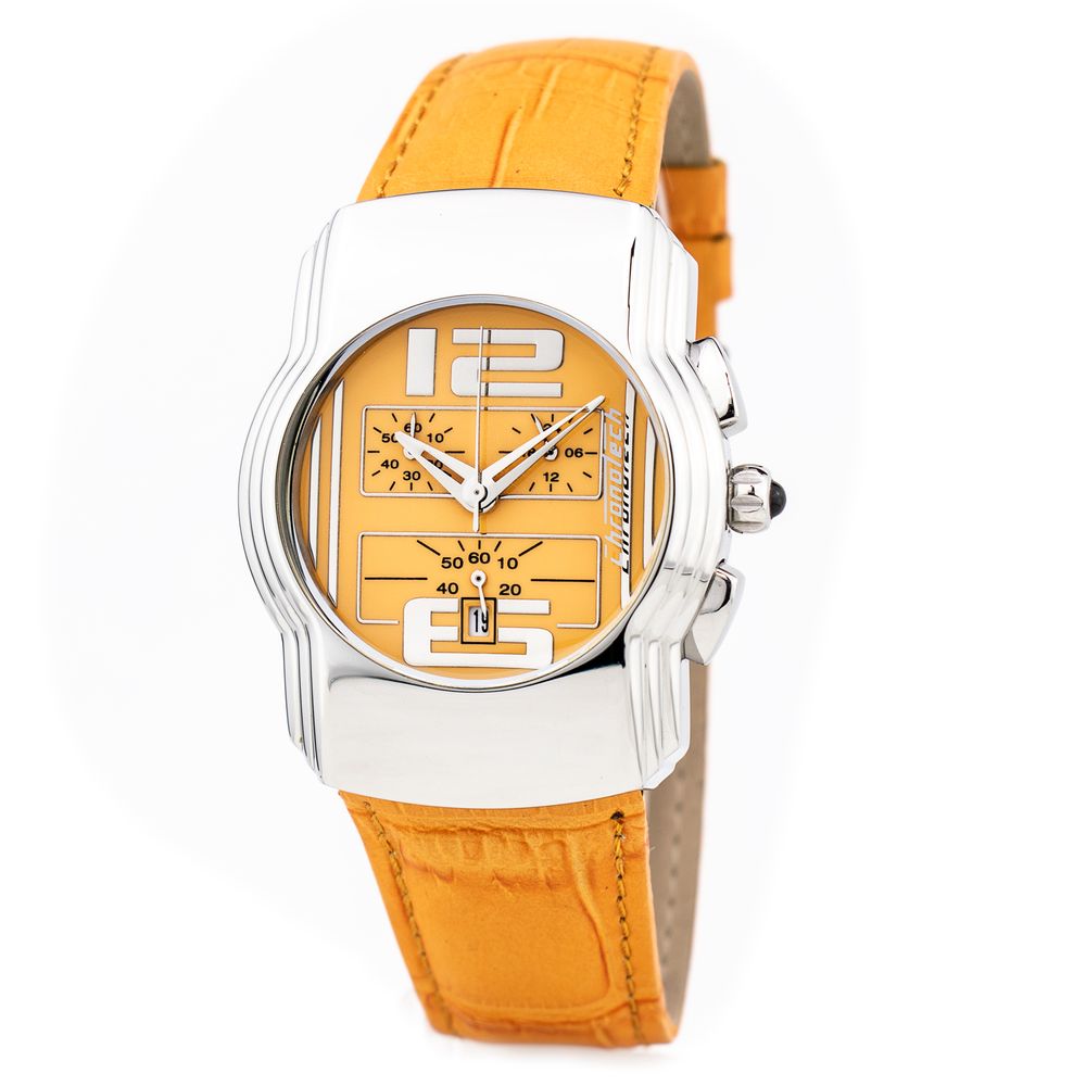 Chronotech - Orange Leather Watch