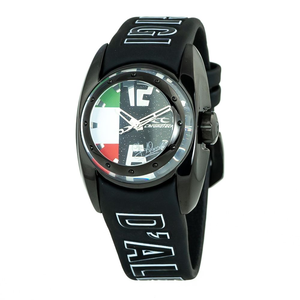 Chronotech - Black Rubber Watch