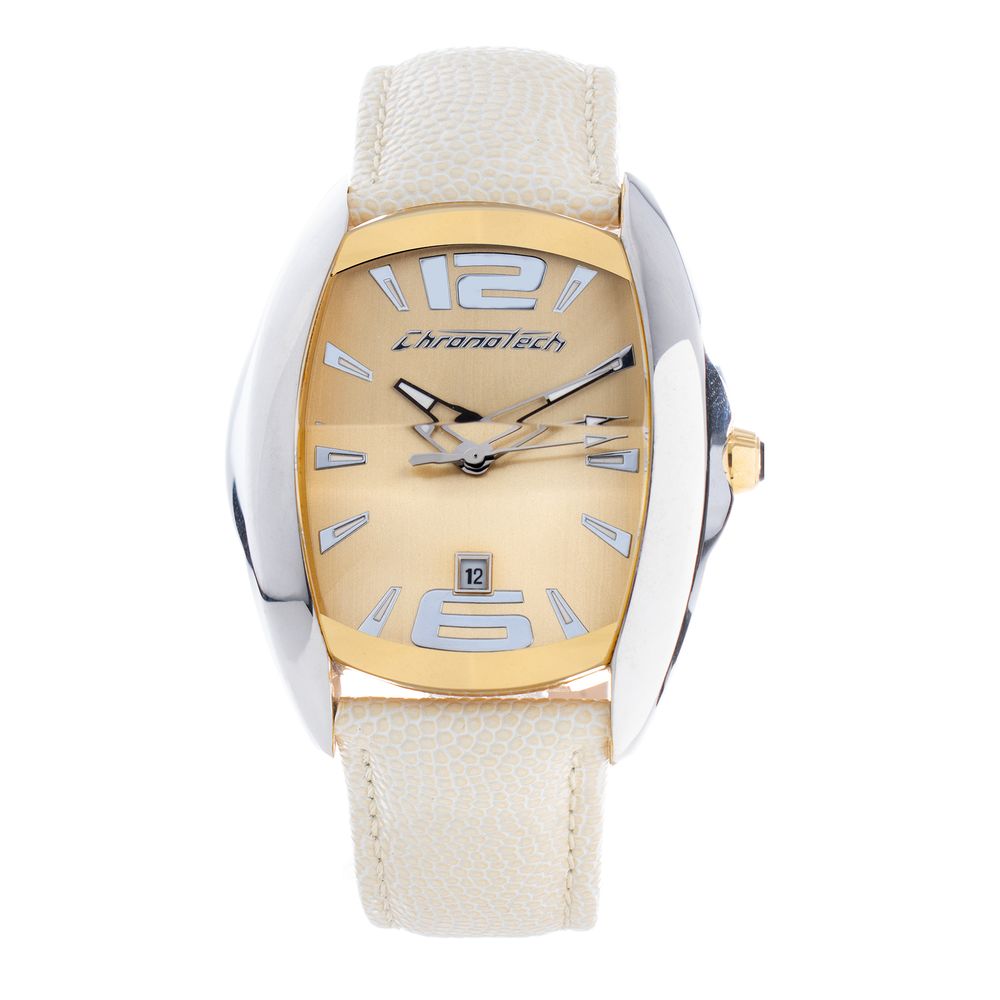 Chronotech - Beige Leather Watch