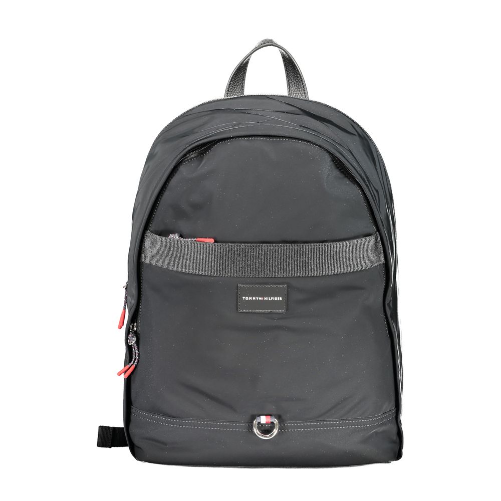 Tommy Hilfiger - Black Polyester Backpack