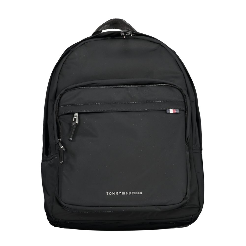 Tommy Hilfiger - Black Polyester Backpack
