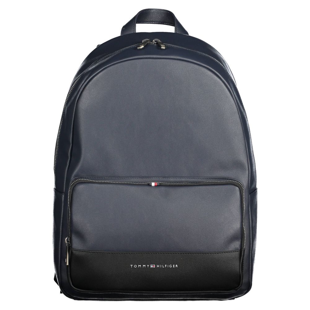 Tommy Hilfiger - Blue Polyethylene Men Backpack
