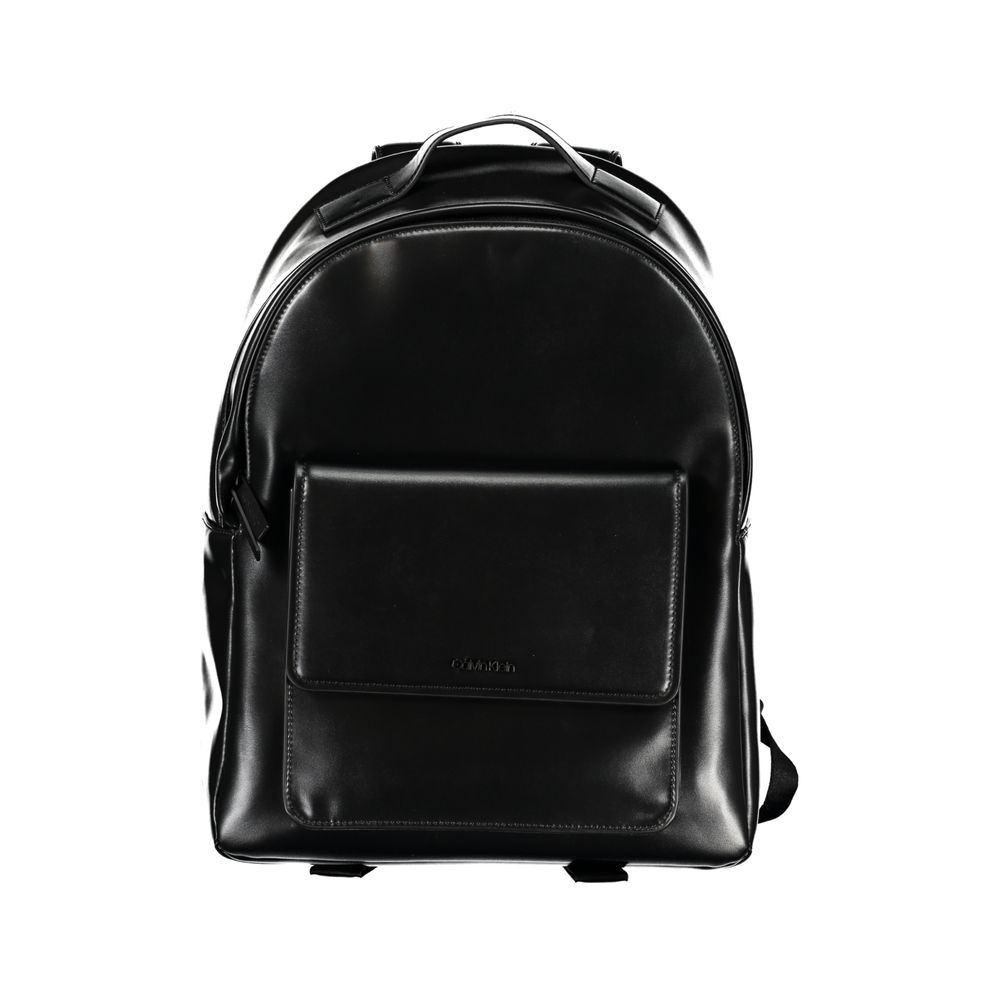 Calvin Klein - Elegant Black Urban Backpack with Laptop Compartment