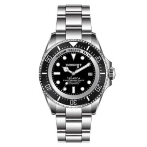 Gray Stainless Steel Dress Watch