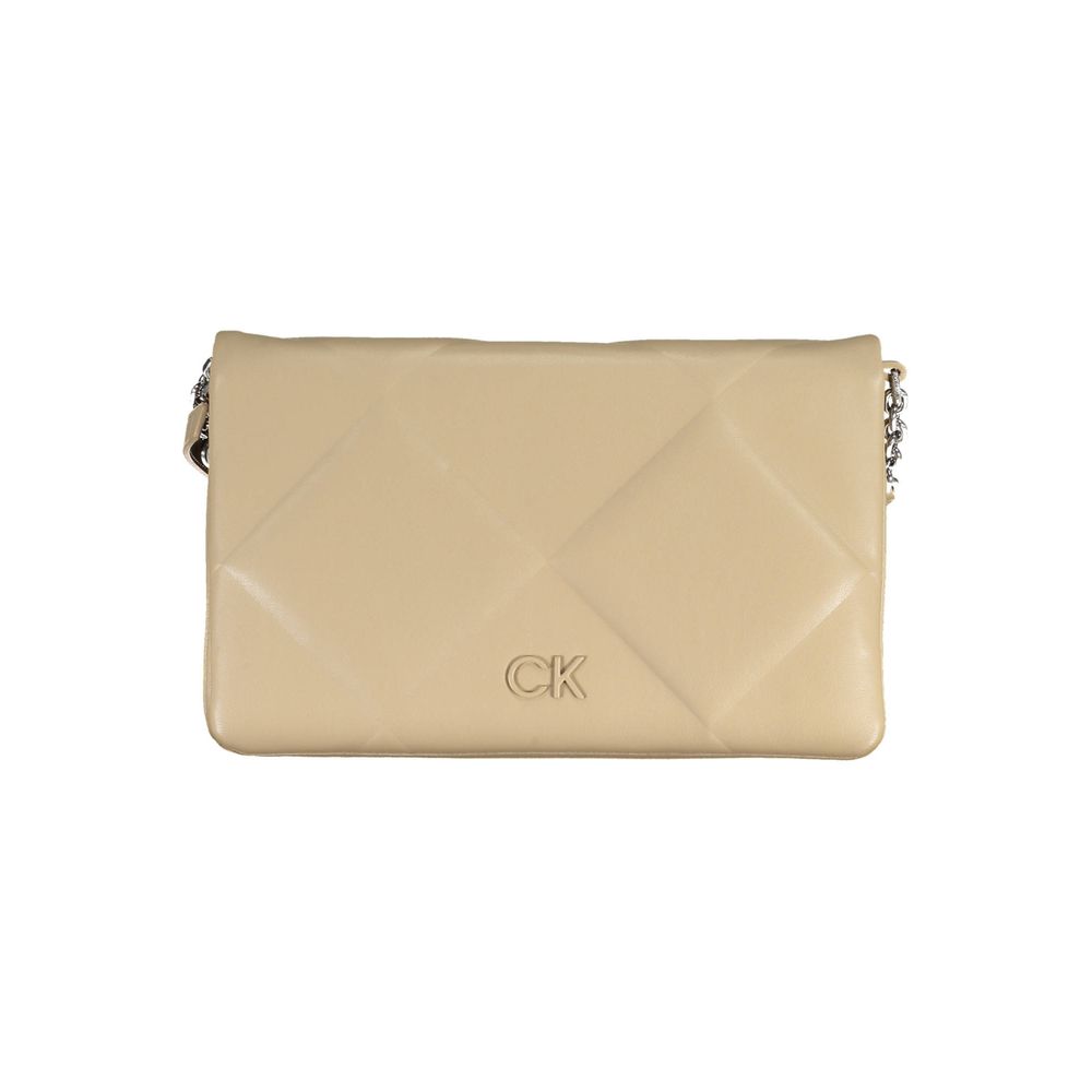 Calvin Klein - Beige Polyester Handbag