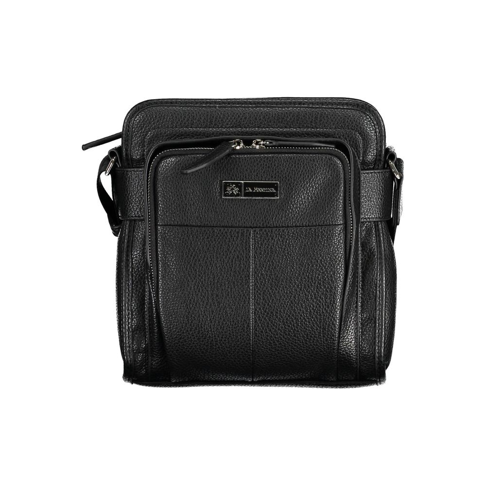 La Martina - Black Polyethylene Shoulder Bag