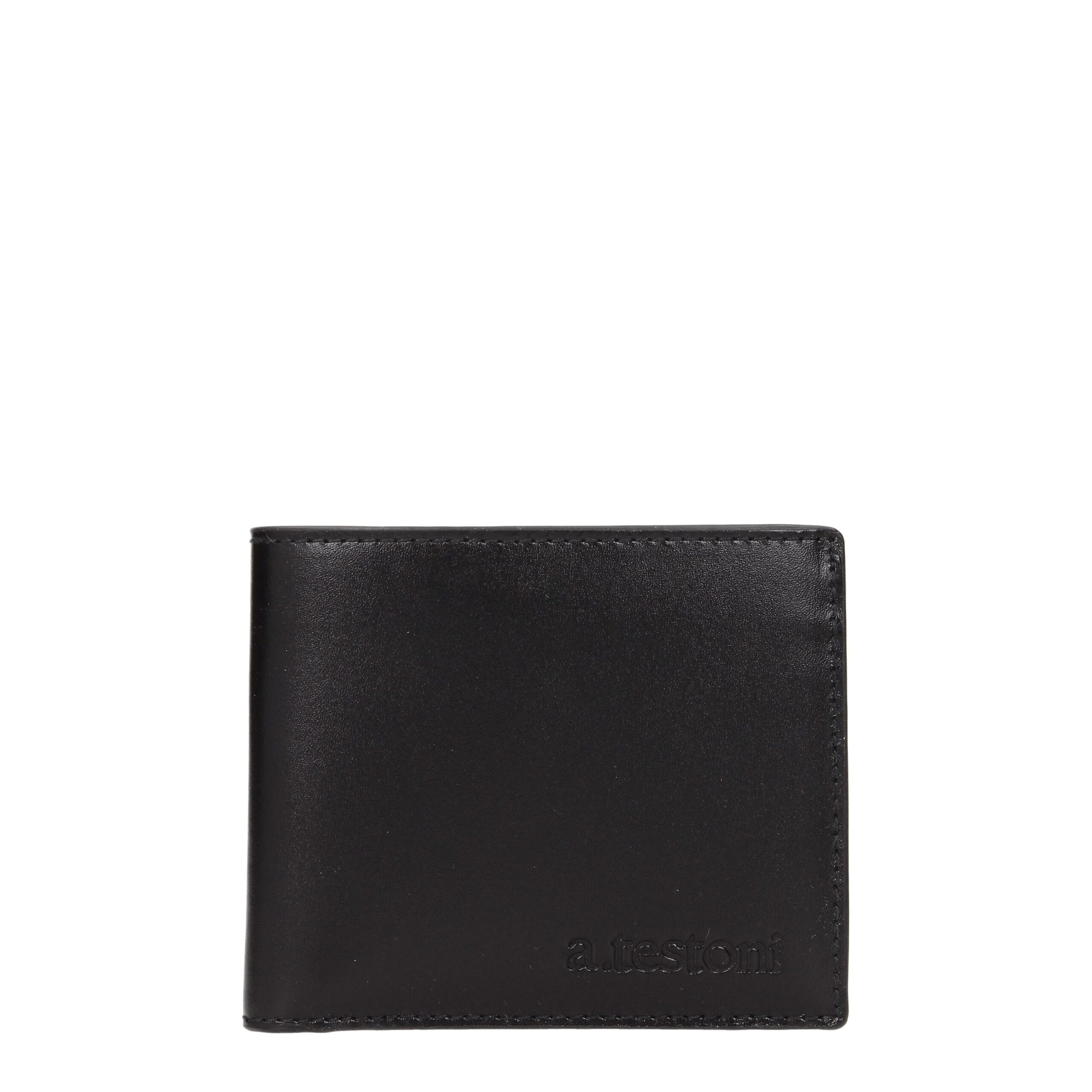 Testoni - Black Leather Wallets