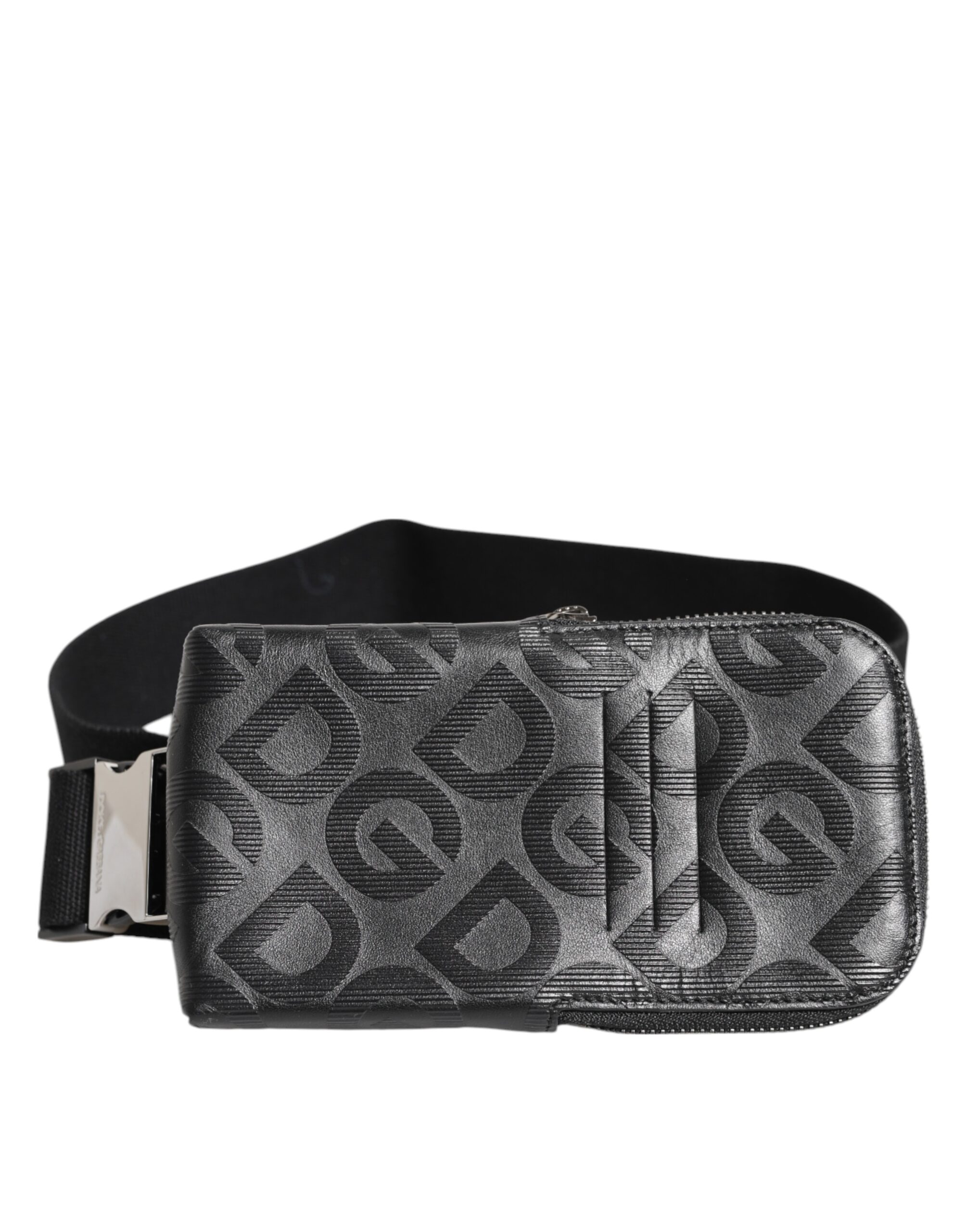 Dolce & Gabbana - Gray DG Logo Mania Purse Phone Belt Waist Men Borse Bag