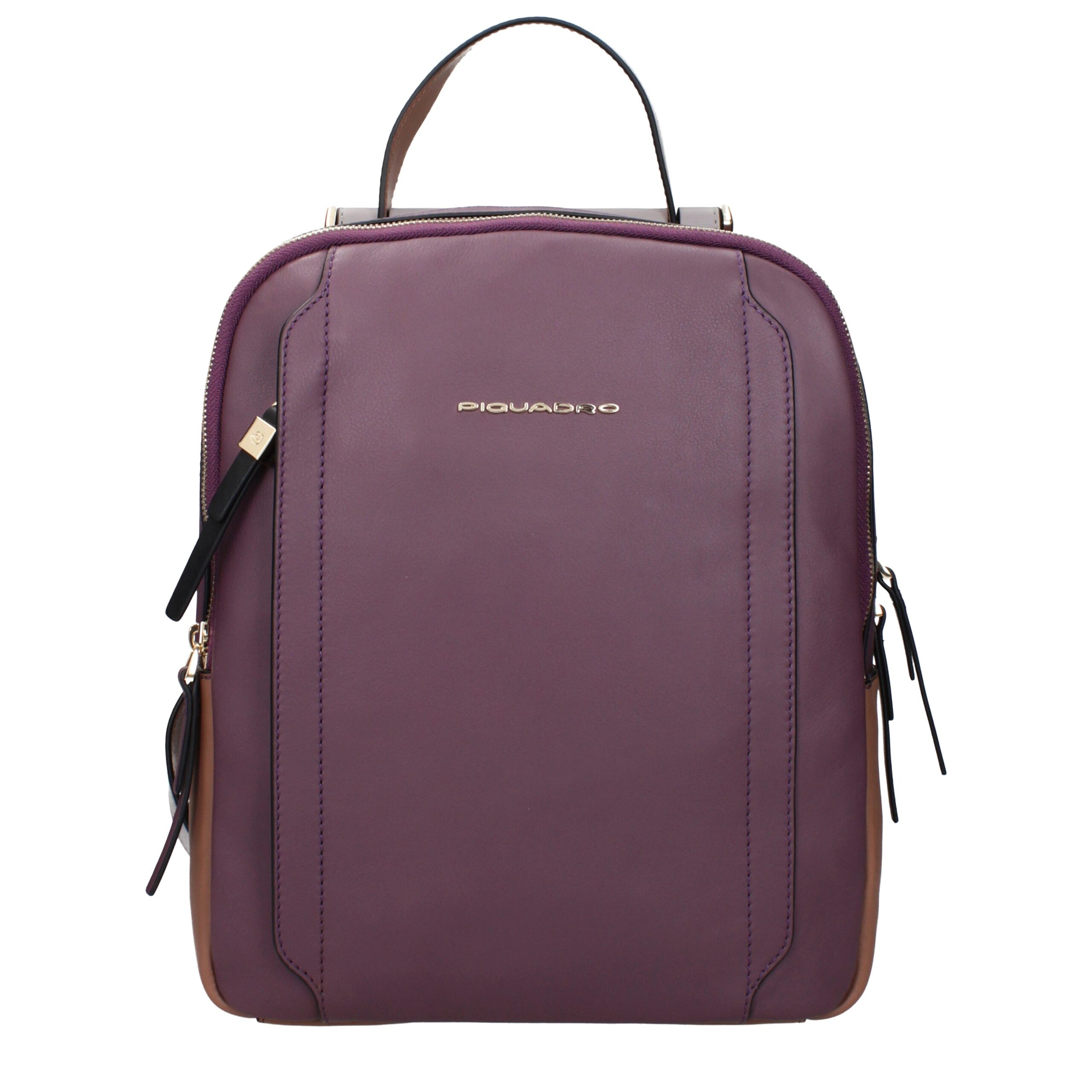 Piquadro - Purple Leather Backpacks