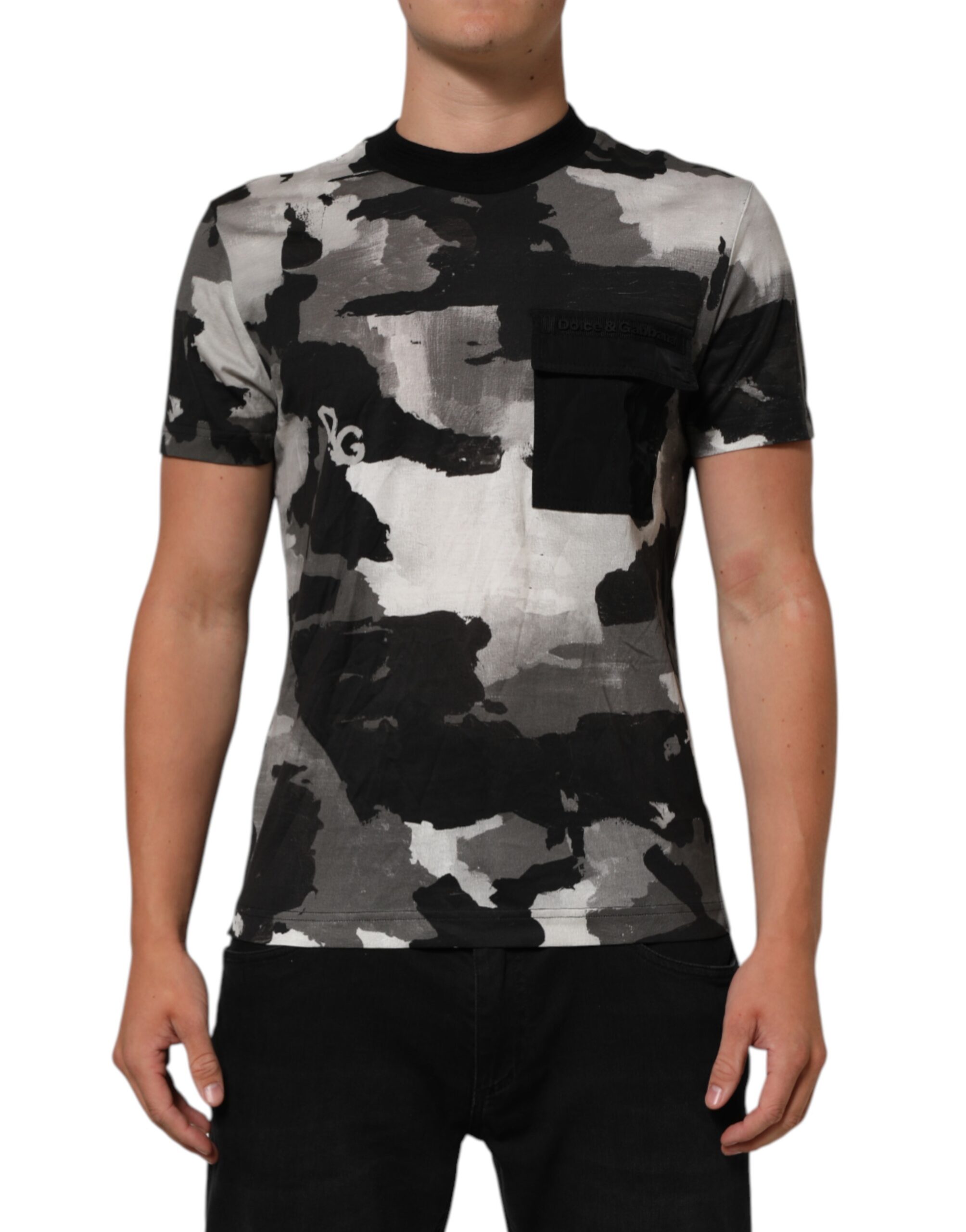 Dolce & Gabbana - Multicolor Camouflage Men Short Sleeves T-shirt