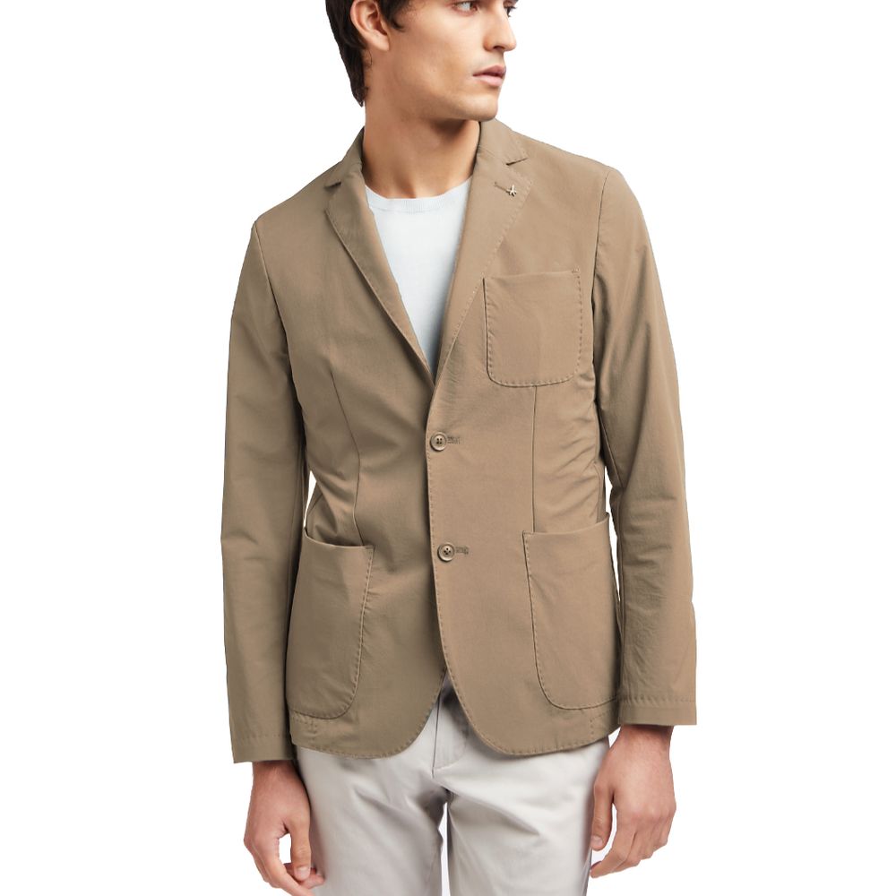 AT.P.CO - Beige Polyamide Blazer