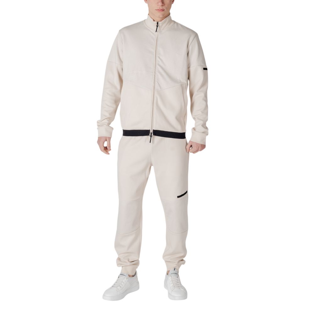 EA7 Emporio Armani - Beige Cotton Sweatsuit