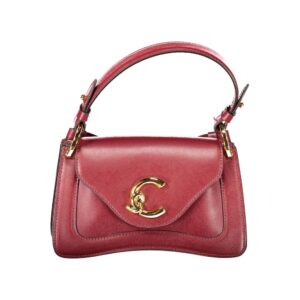 Red Leather Women Handbag
