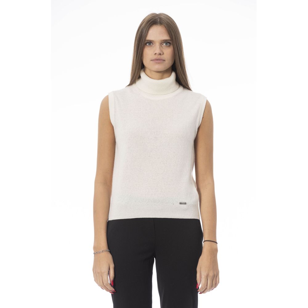 Baldinini Trend - White Wool Women Sweater