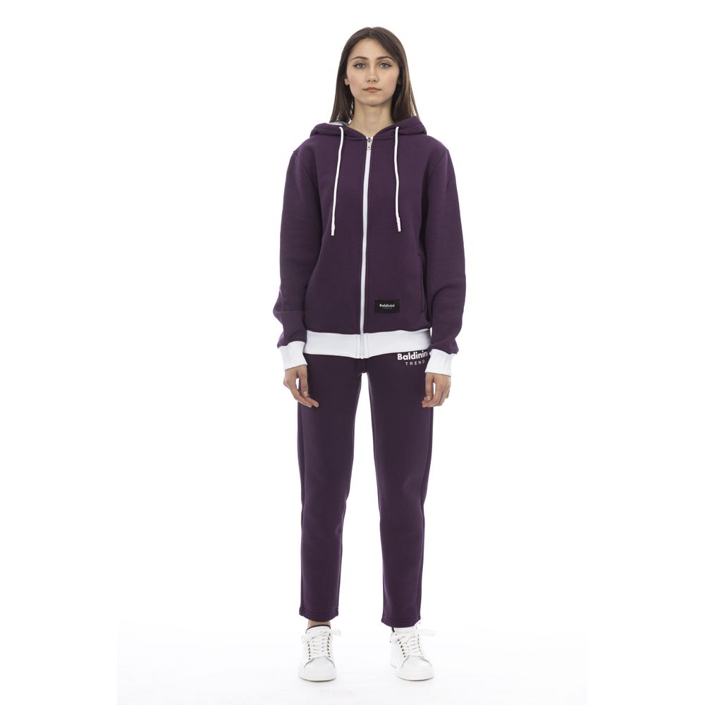 Baldinini Trend - Purple Cotton Women’s Sweater