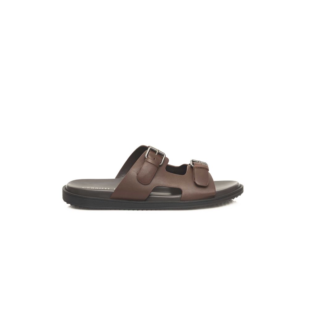 Cerruti 1881 - Brown Cowhide Men Sandal