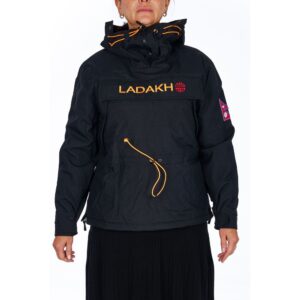 Black Polyester Women Jacket