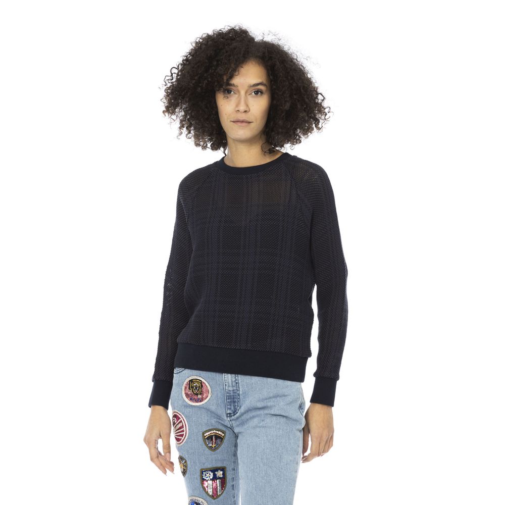 Mr&Mrs Italy - Blue Cotton Women Shirt
