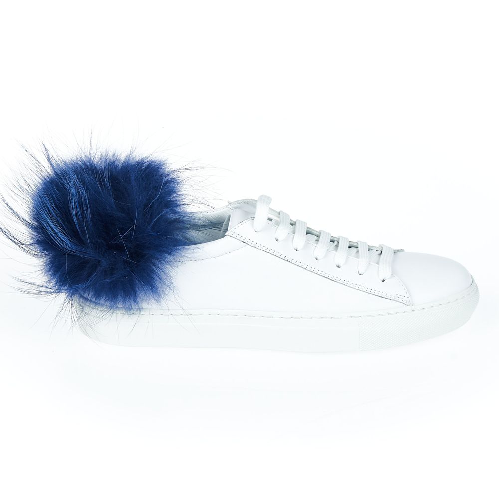 Mr&Mrs Italy - White Leather Women Sneaker