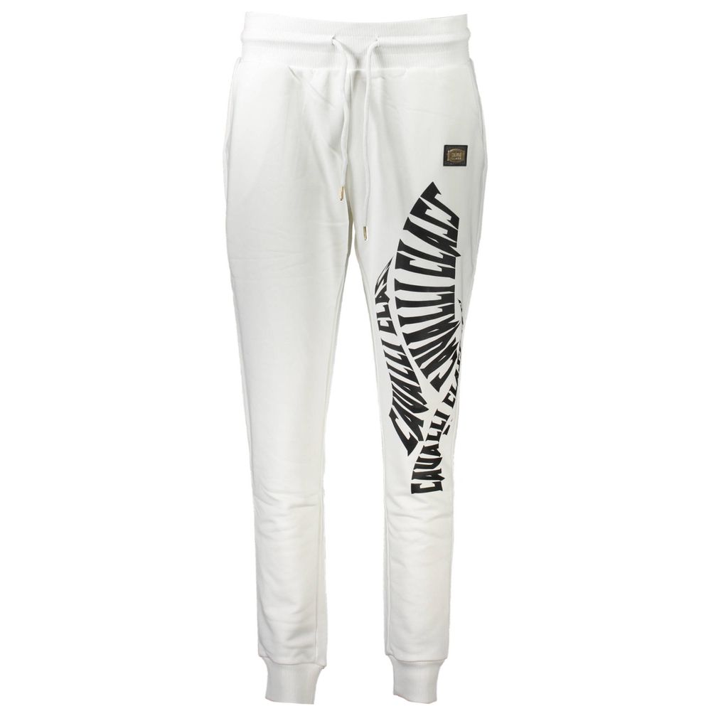 Cavalli Class - White Cotton Pant