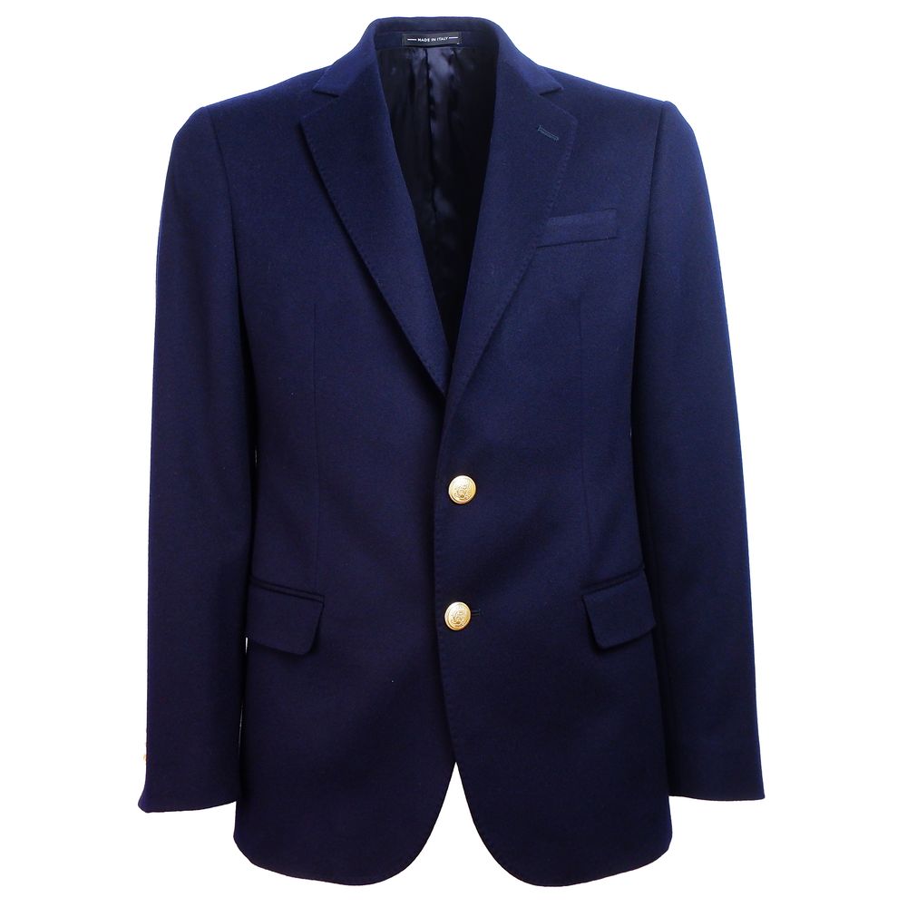 Made in Italy - Blue Wool Men’s Blazer