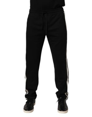 Black Cotton Jogger Sweatpants Trouser Pants