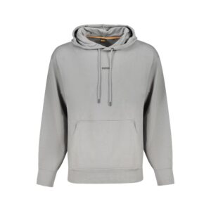 Gray Cotton Men Sweater