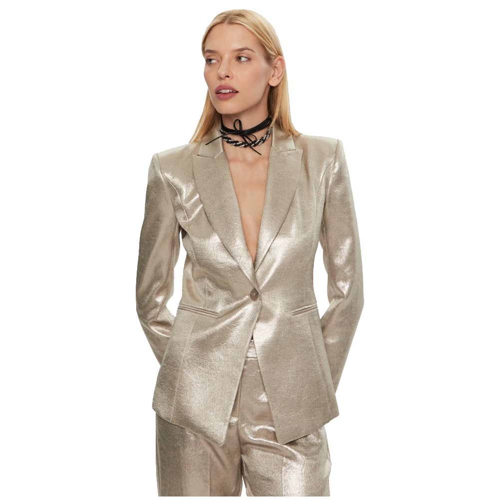 Patrizia Pepe - Yellow Polyester Blazer