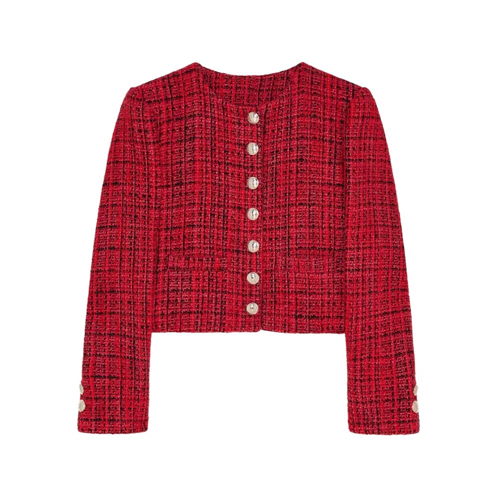 Patrizia Pepe - Red Polyester Blazer