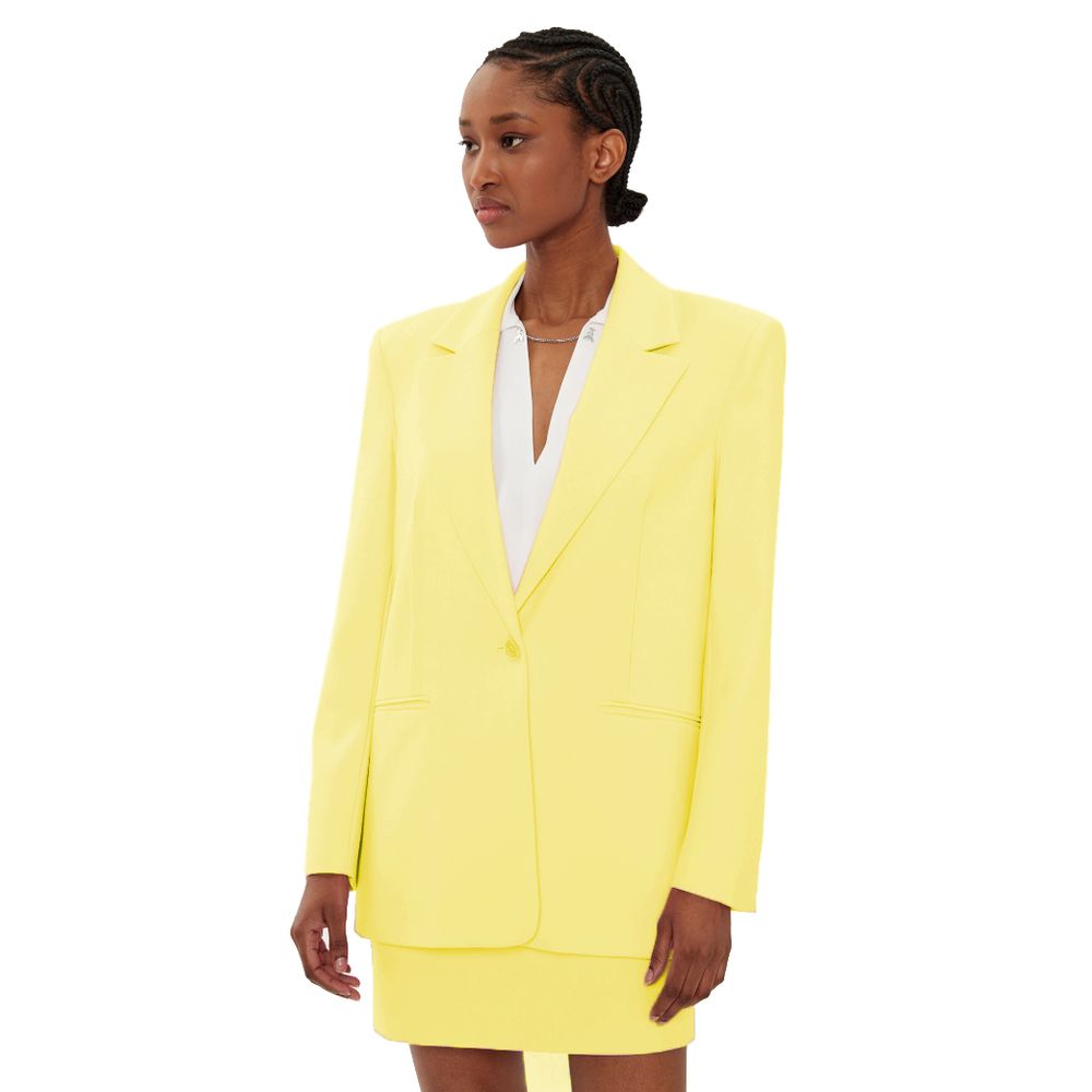 Patrizia Pepe - Yellow Polyester Blazer