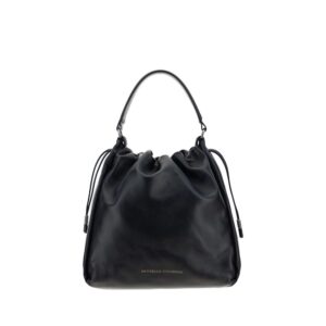 Black Calf Leather Bos Taurus Shoulder Bag