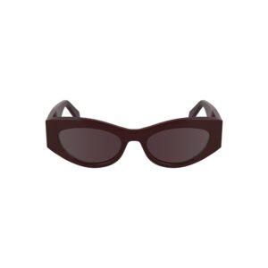 Red Acetate Women Sunglasses