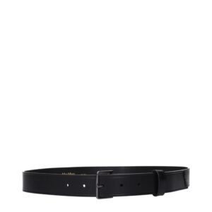 Black Leather Regular Belt