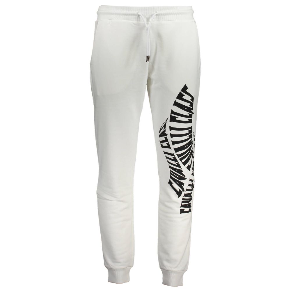 Cavalli Class - Bianco Cotton Men’s Sweatpant